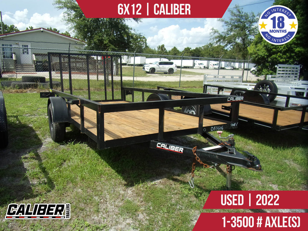 Used 6x12 Caliber Utility Trailer