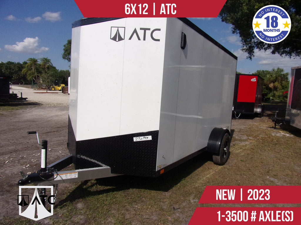 New 6x12 ATC Enclosed Trailer