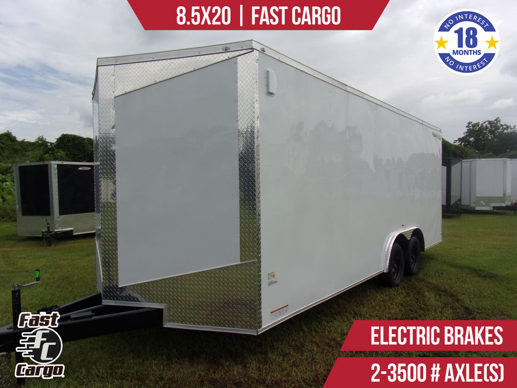 New 8.5x20 Fast Cargo Enclosed Trailer