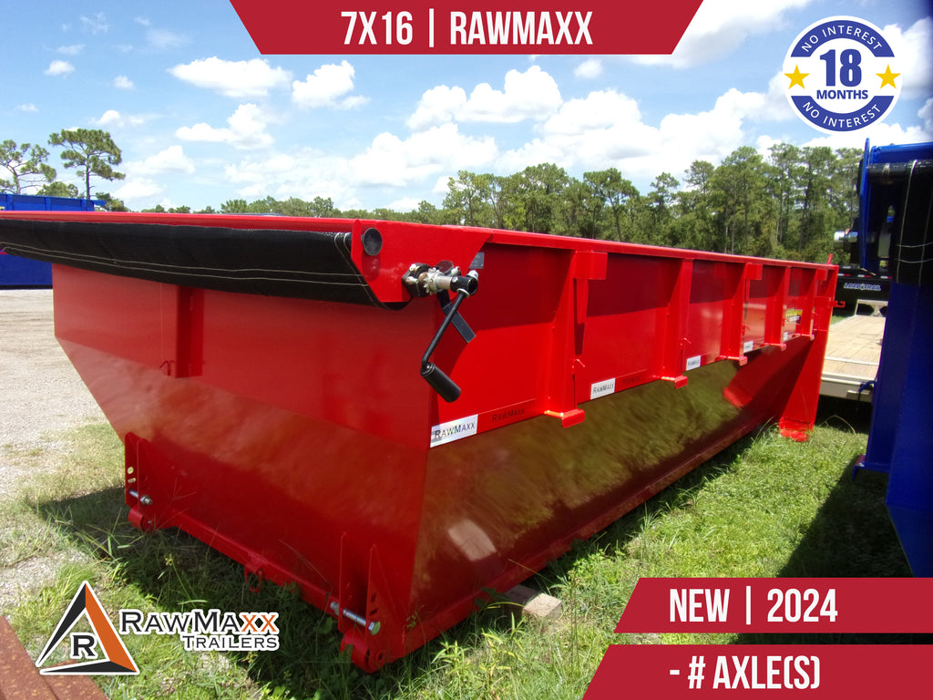 New 7x16 RawMaxx Dump Trailer