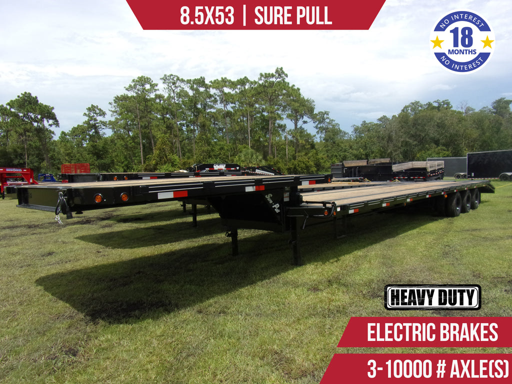 New 8.5x53 Jennings Flatbed Trailer