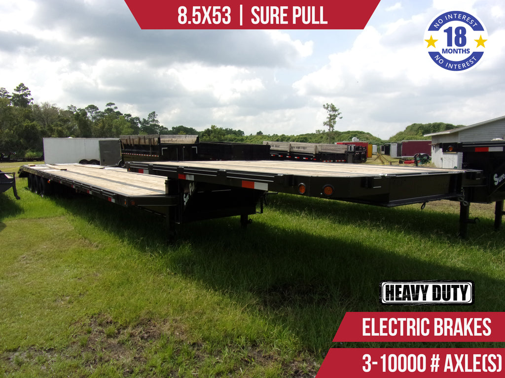 New 8.5x53 Jennings Flatbed Trailer