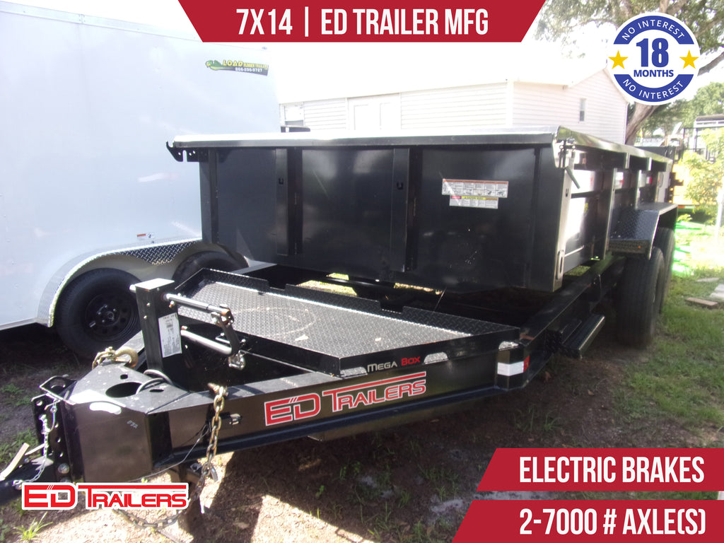 Used 7x14 ED Dump Trailer