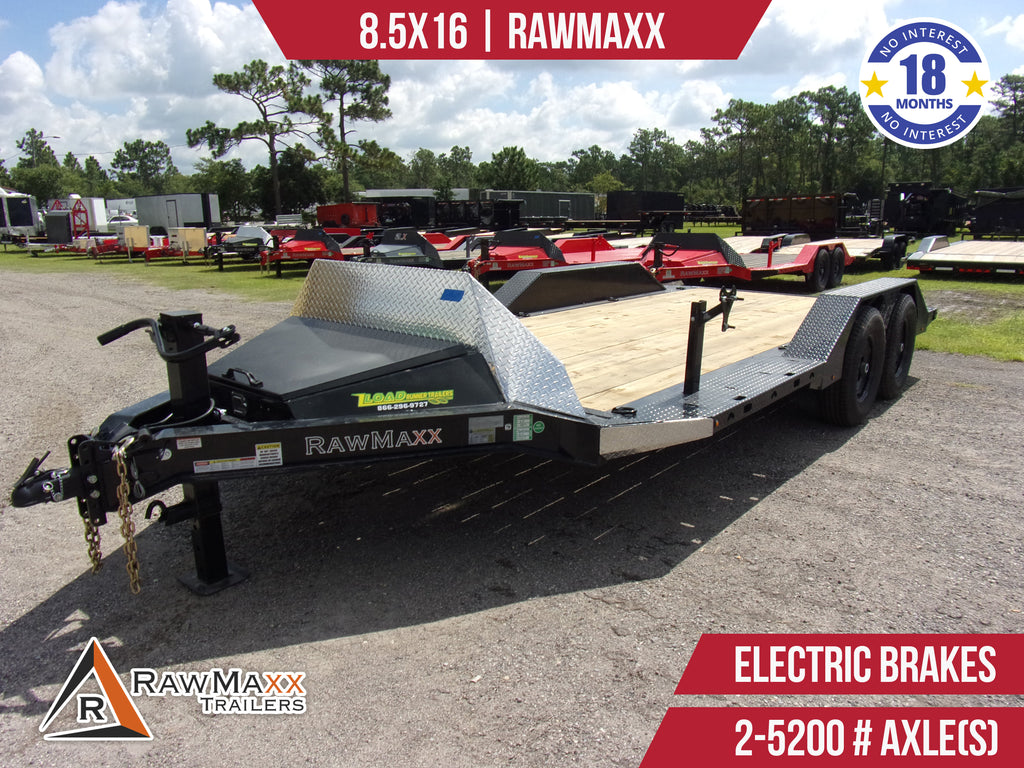 New 8.5x16 RawMaxx Car Hauler Trailer