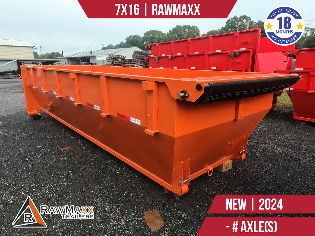 New 7x16 RawMaxx Dump Trailer
