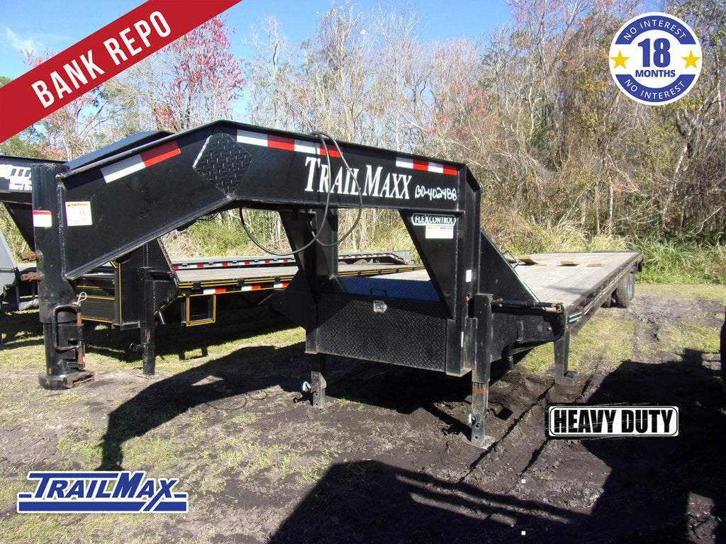 Used 8.5x40 TrailMaxx Flatbed Gooseneck Trailer – Load Runner Trailers