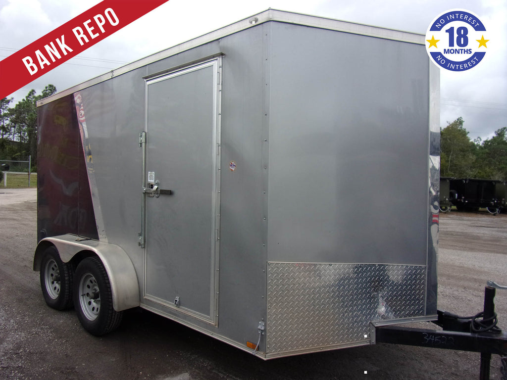 *BANK REPO* Used 7x12 Spartan Enclosed Trailer