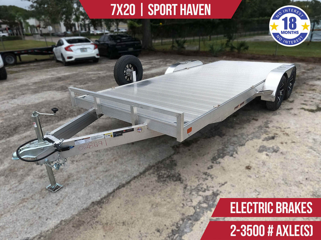 New 7x20 Sport Haven Car Hauler Trailer