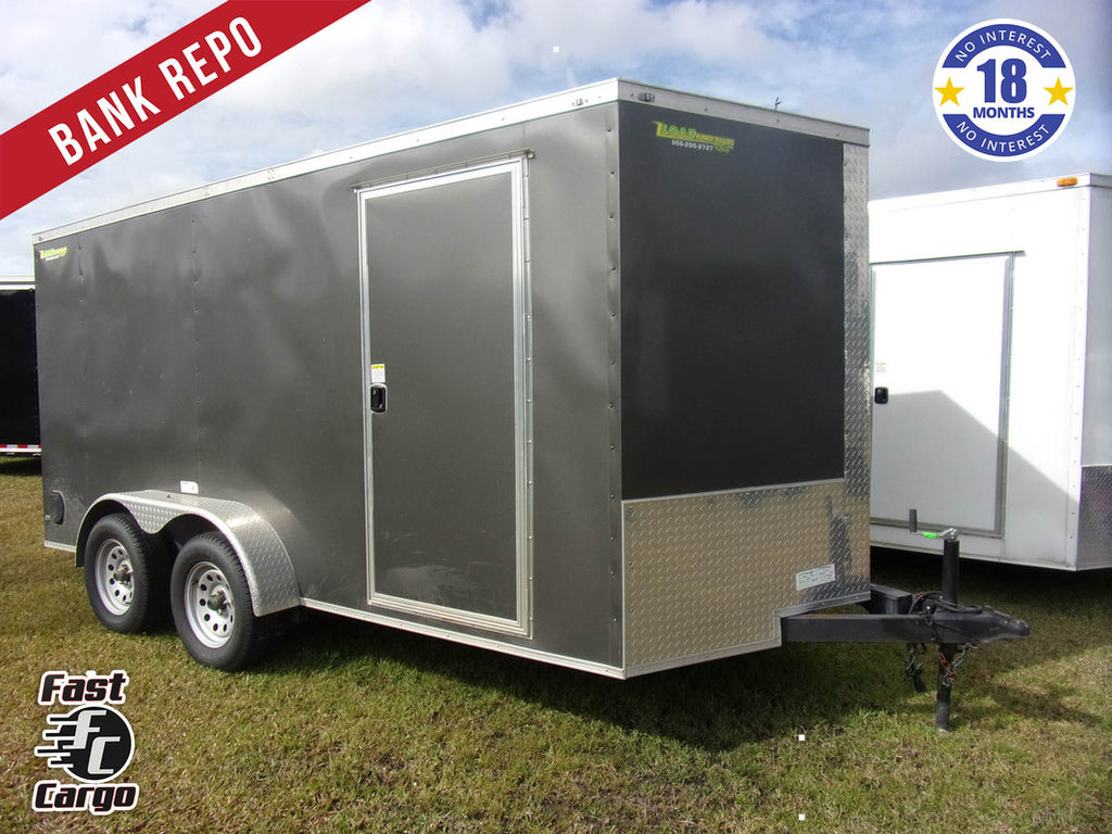 *BANK REPO* Used 7x14 Fast Cargo Enclosed Trailer