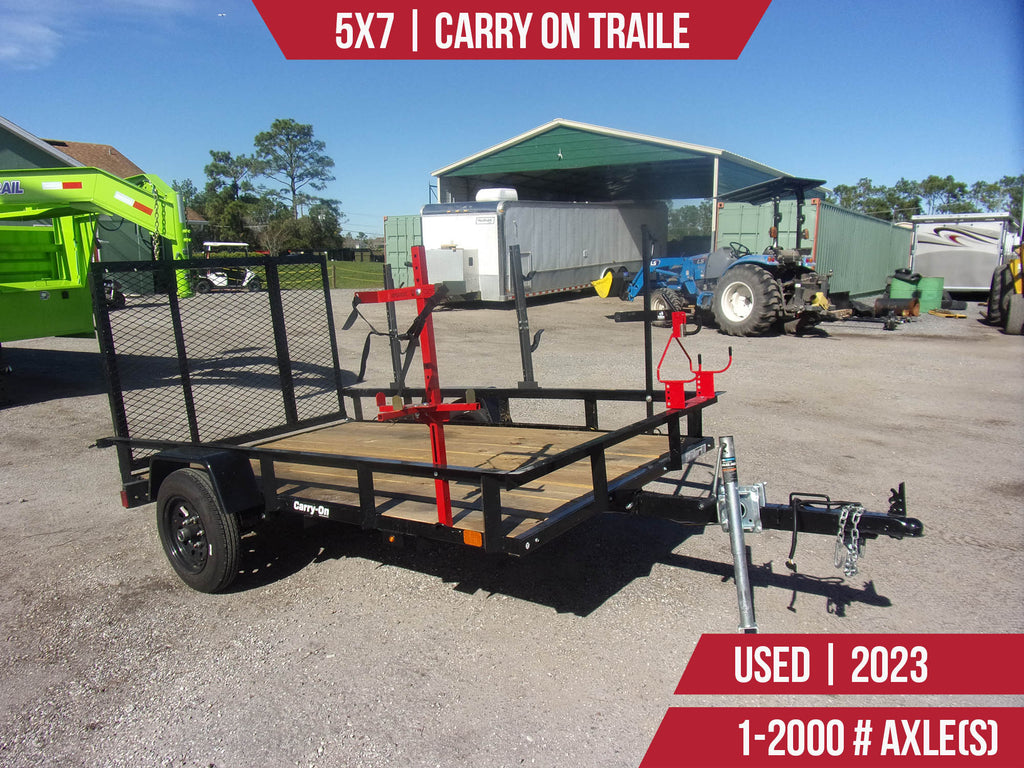 Used 5x7 CARRY-ON Utility Trailer