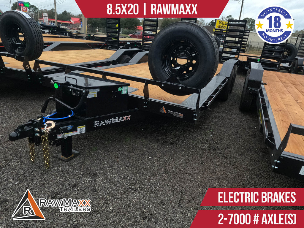 New 8.5x20 RawMaxx Equipment Hauler Trailer