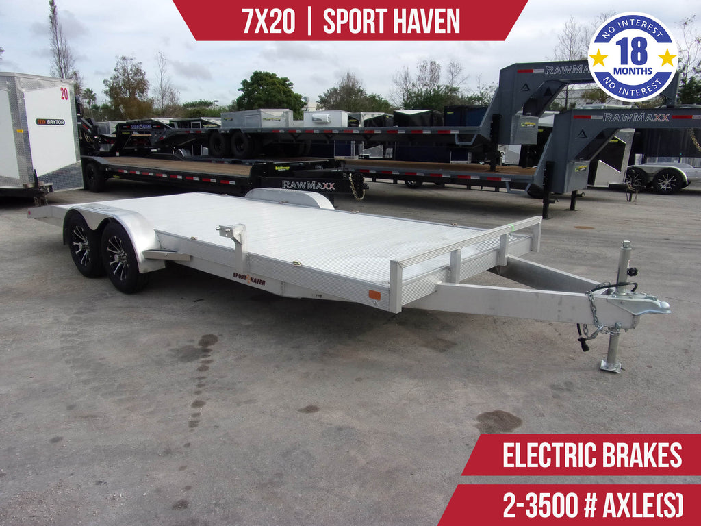 New 7x20 Sport Haven Car Hauler Trailer