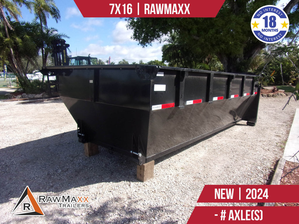 New 7x16 RawMaxx Drop N Go Trailer