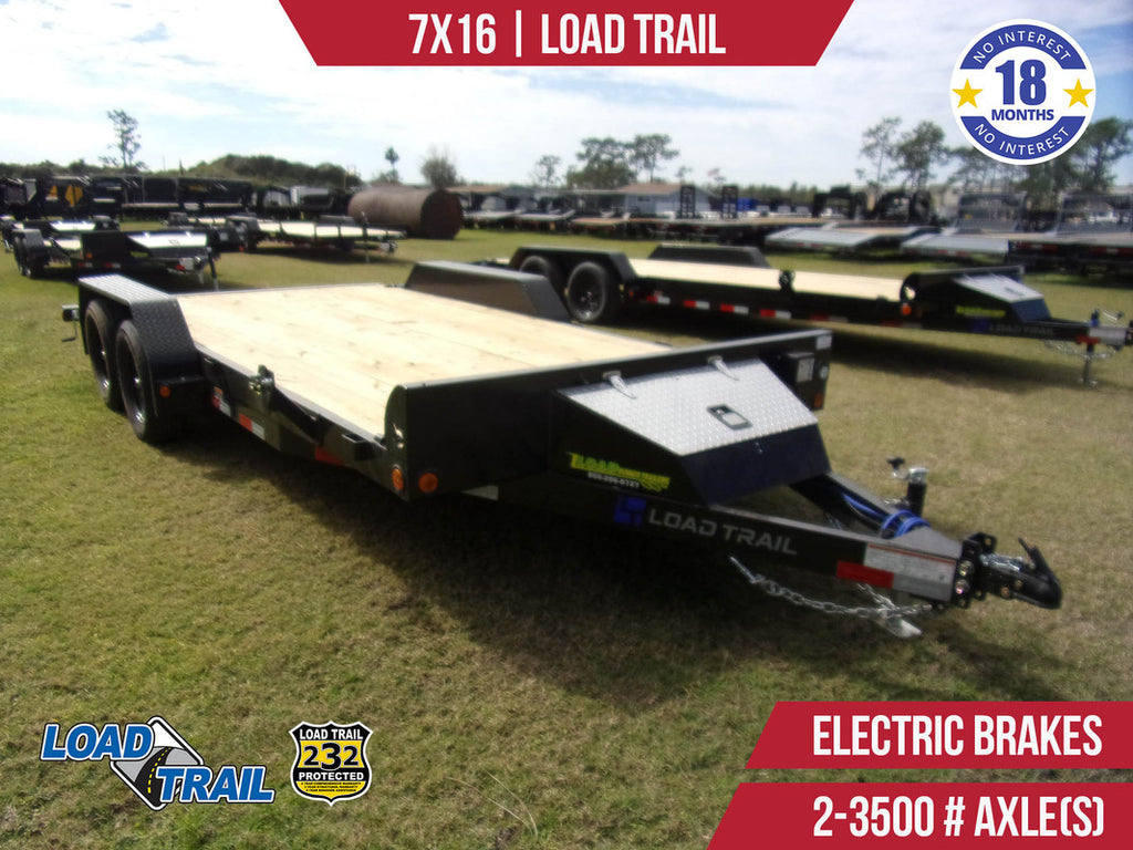 New 7x16 Load Trail Car Hauler Trailer