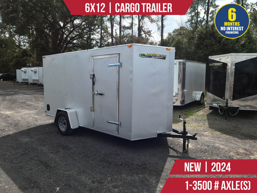 New 6x12 LRT CARGO Enclosed Trailer