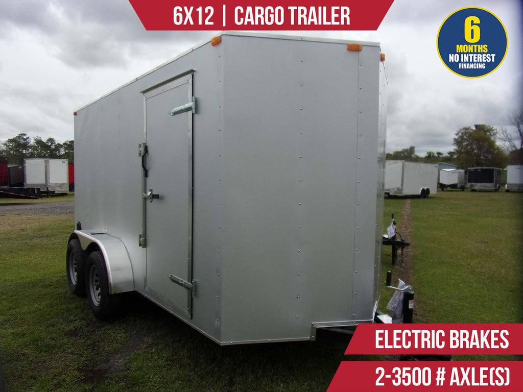 New 6x12 LRT CARGO Enclosed Trailer