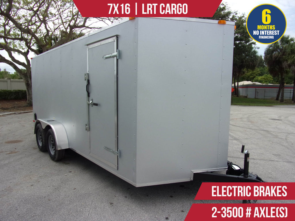 New 7x16 LRT CARGO Enclosed Trailer