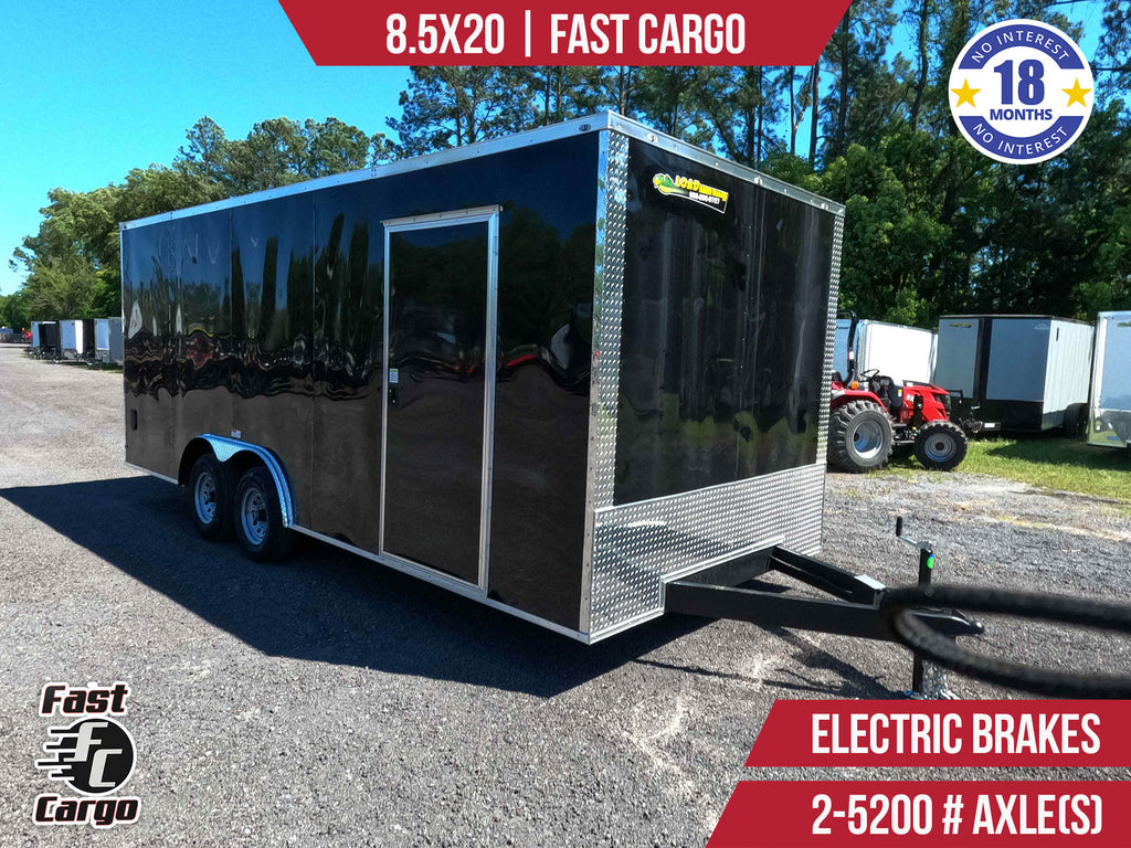 New 8.5x20 Fast Cargo Enclosed Trailer