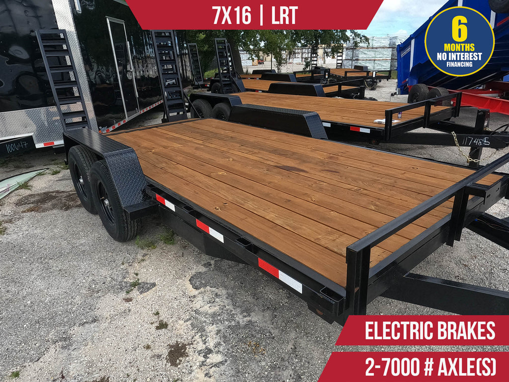 New 7x16 Taylor Equipment Hauler Trailer