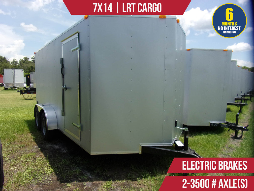 New 7x14 LRT CARGO Enclosed Trailer