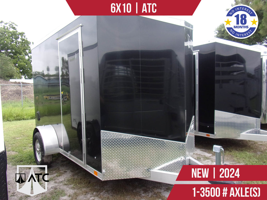 New 6x10 ATC Enclosed Trailer