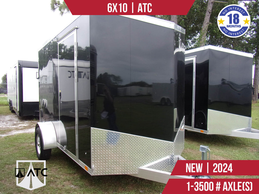 New 6x10 ATC Enclosed Trailer