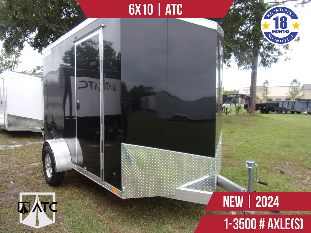 New 6x10 ATC Enclosed Trailer