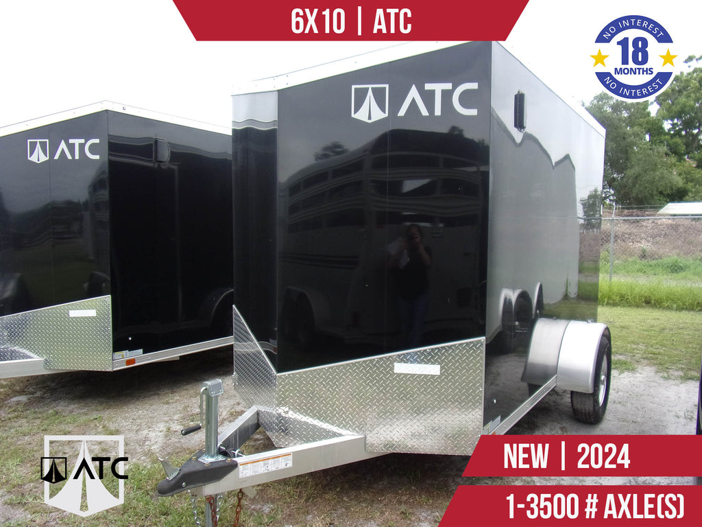 New 6x10 ATC Enclosed Trailer