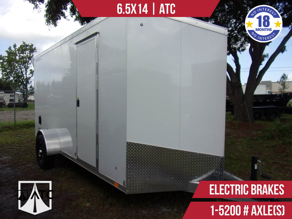 New 6.5x14 ATC Enclosed Trailer