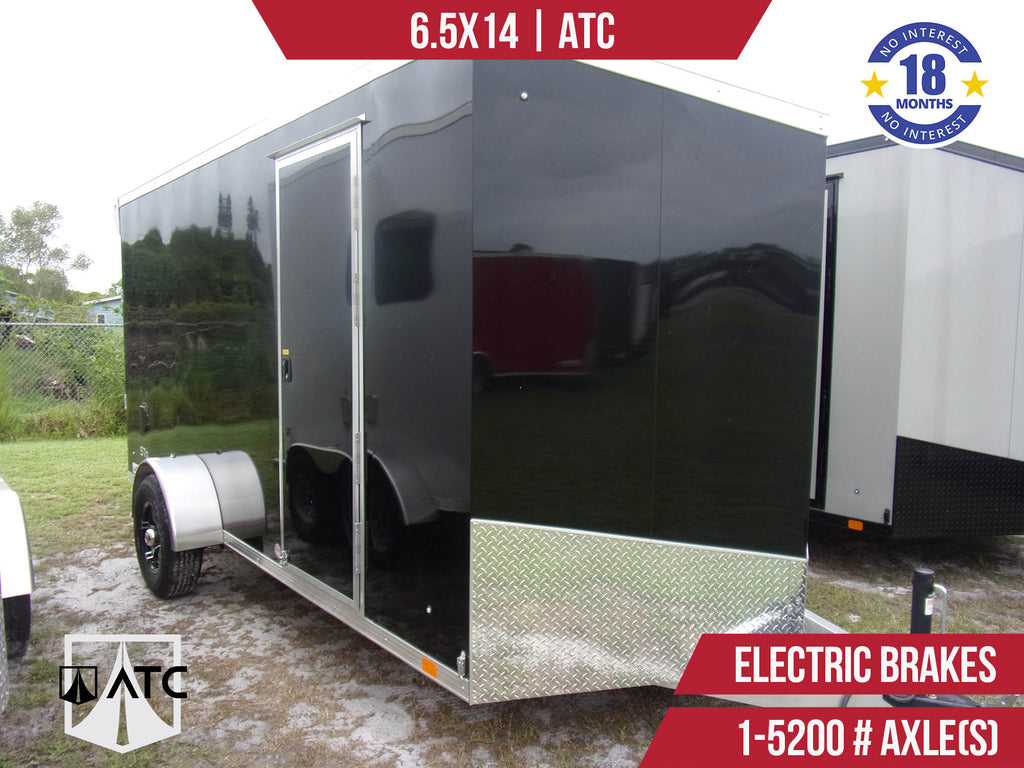 New 6.5x14 ATC Enclosed Trailer