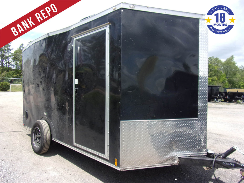 *BANK REPO* Used 7x12 DOUGLAS Enclosed Trailer