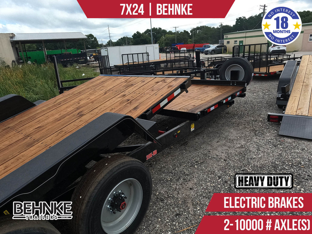 New 7x24 Behnke Tilt Trailer