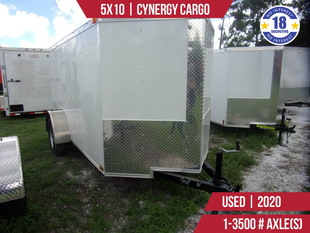 Used 5x10 Cynergy Cargo Enclosed Trailer