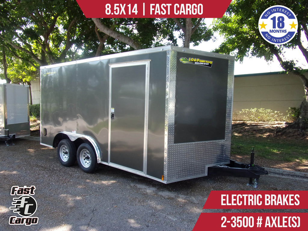 New 8.5x14 Fast Cargo Enclosed Trailer