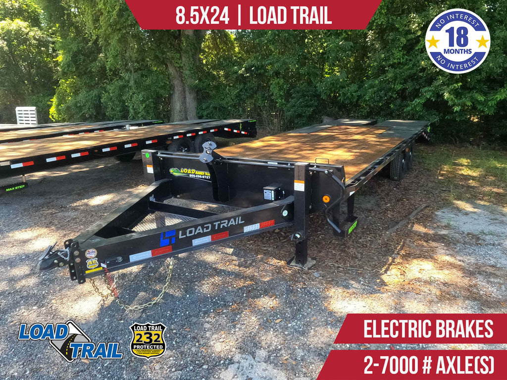 New 8.5x24 Load Trail Flatbed Trailer