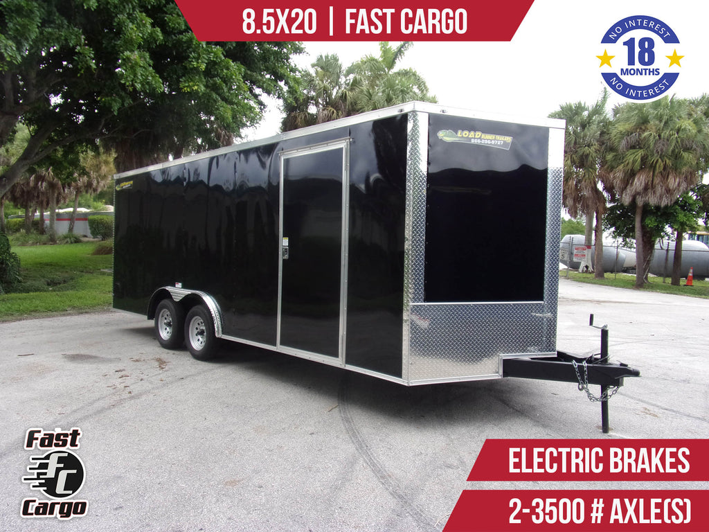 New 8.5x20 Fast Cargo Enclosed Trailer