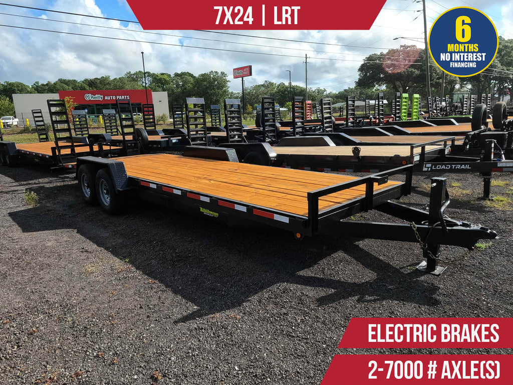 New 7x24 Taylor Equipment Hauler Trailer