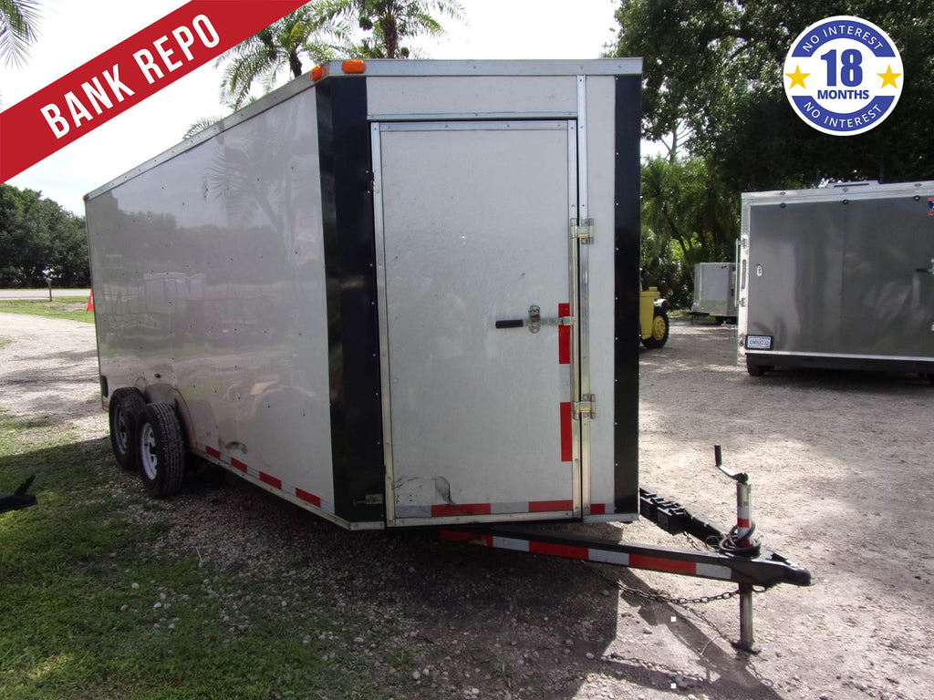 *BANK REPO* Used 7x16 TORRES/CASTAMED Enclosed Trailer