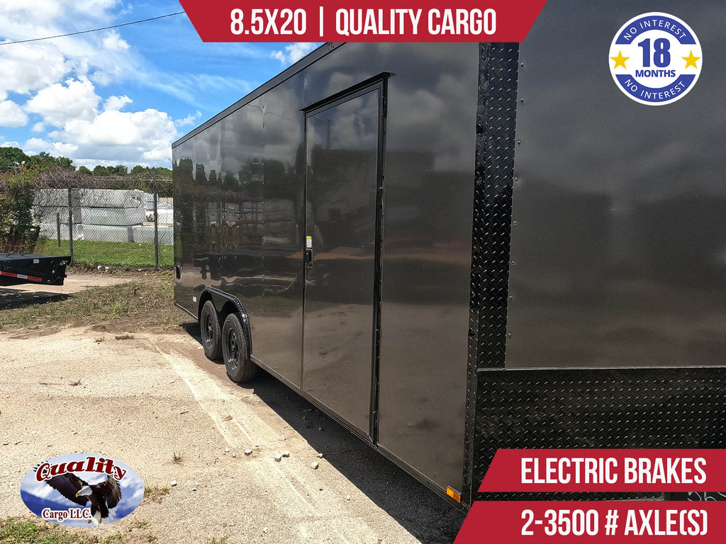 New 8.5x20 Quality Cargo Enclosed Trailer