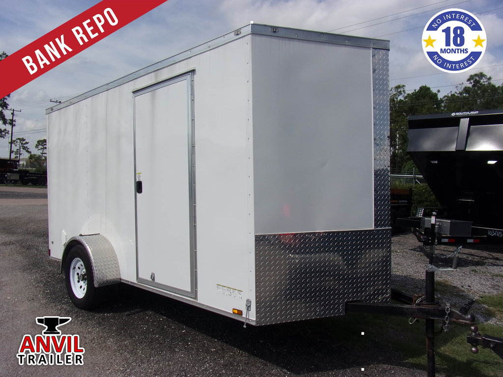 *BANK REPO* Used 6x12 Anvil Enclosed Trailer