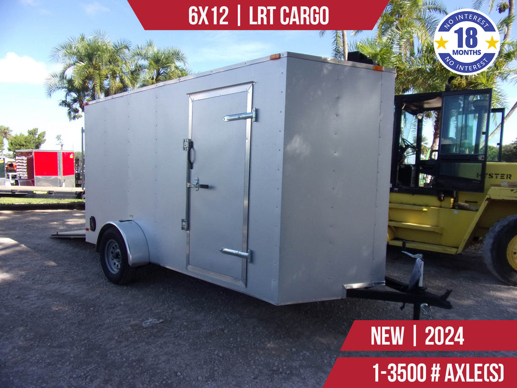 New 6x12 LRT CARGO Enclosed Trailer