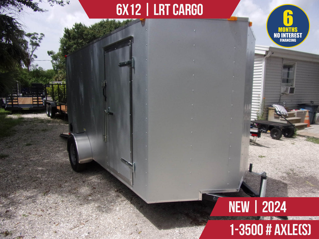 New 6x12 LRT CARGO Enclosed Trailer