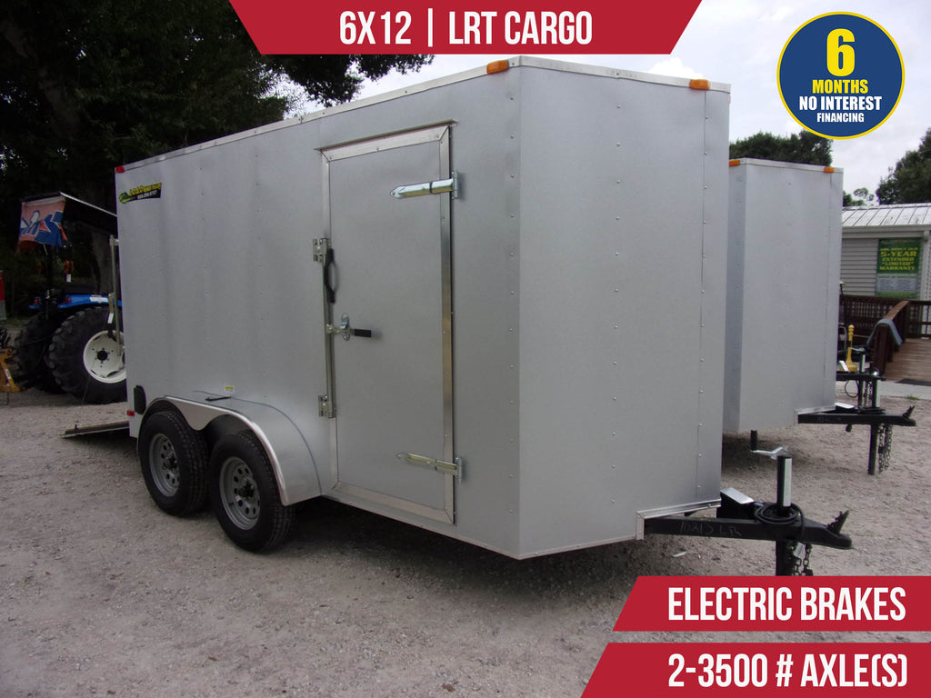 New 6x12 LRT CARGO Enclosed Trailer