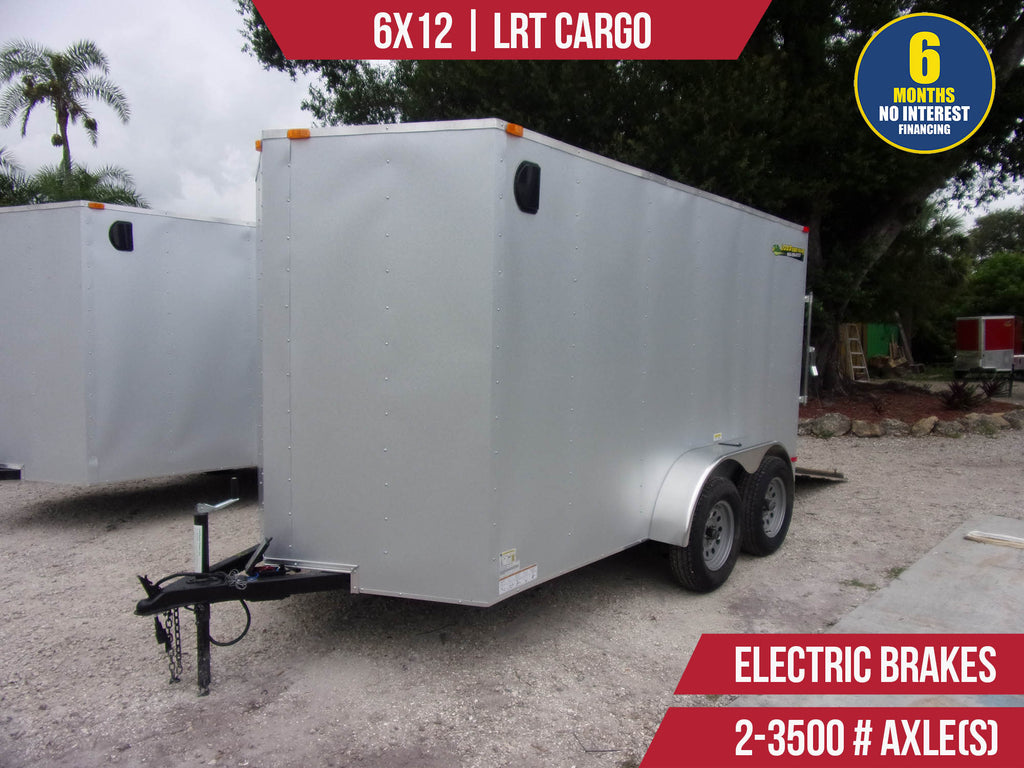 New 6x12 LRT CARGO Enclosed Trailer