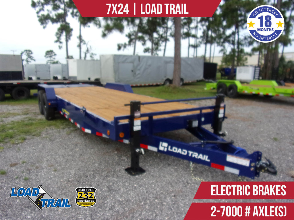 New 7x24 Load Trail Equipment Hauler Trailer