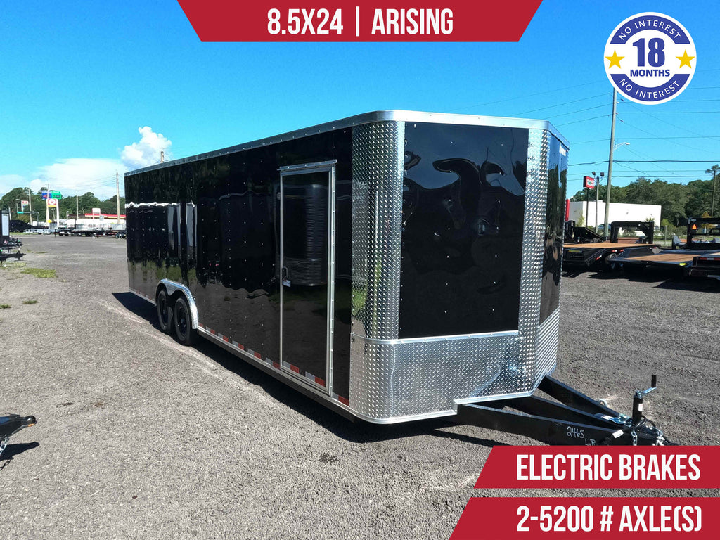 New 8.5x24 Arising Industries Enclosed Trailer