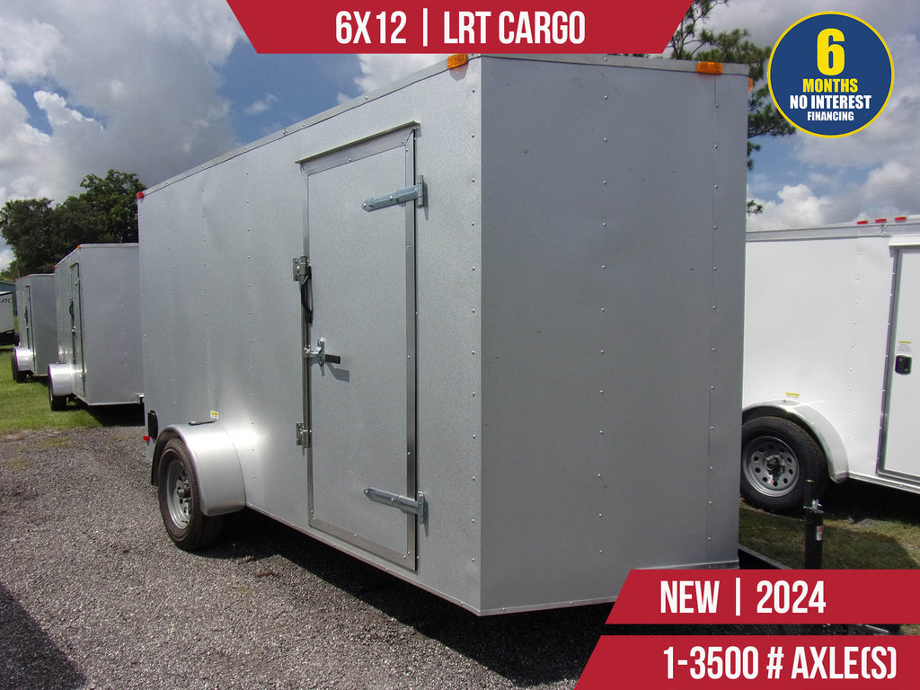 New 6x12 LRT CARGO Enclosed Trailer