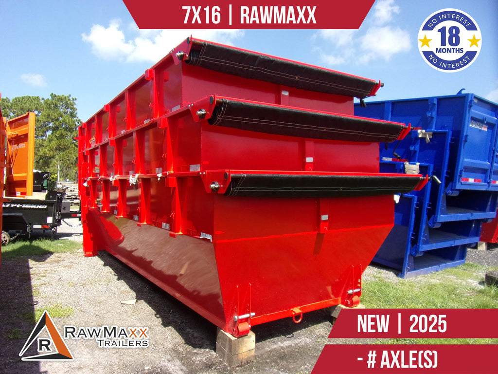 New 7x16 RawMaxx Drop N Go Trailer