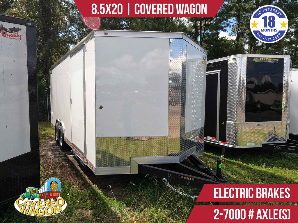 New 8.5x20 Covered Wagon Enclosed Trailer