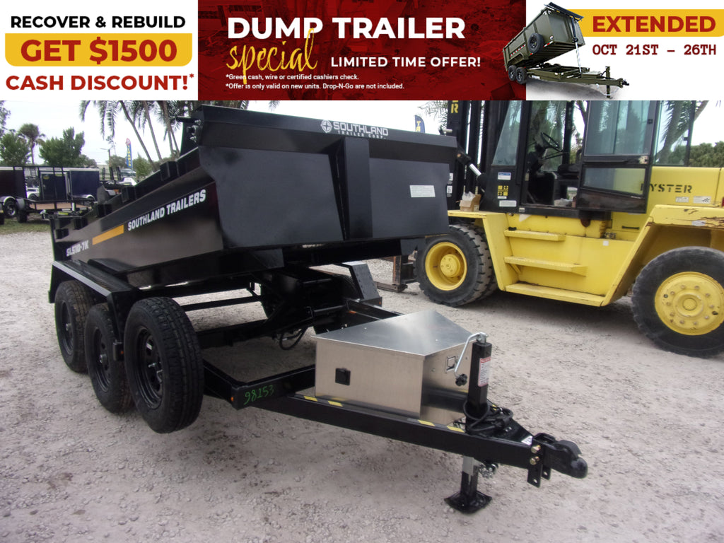 New 5x10 Southland Dump Trailer